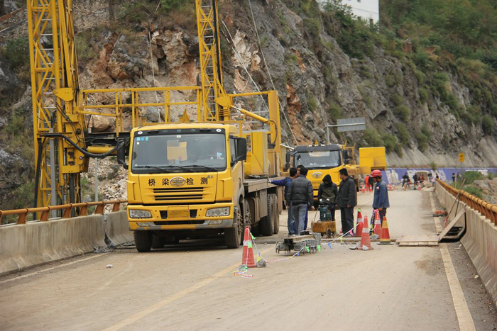 橋梁檢測車租賃案例